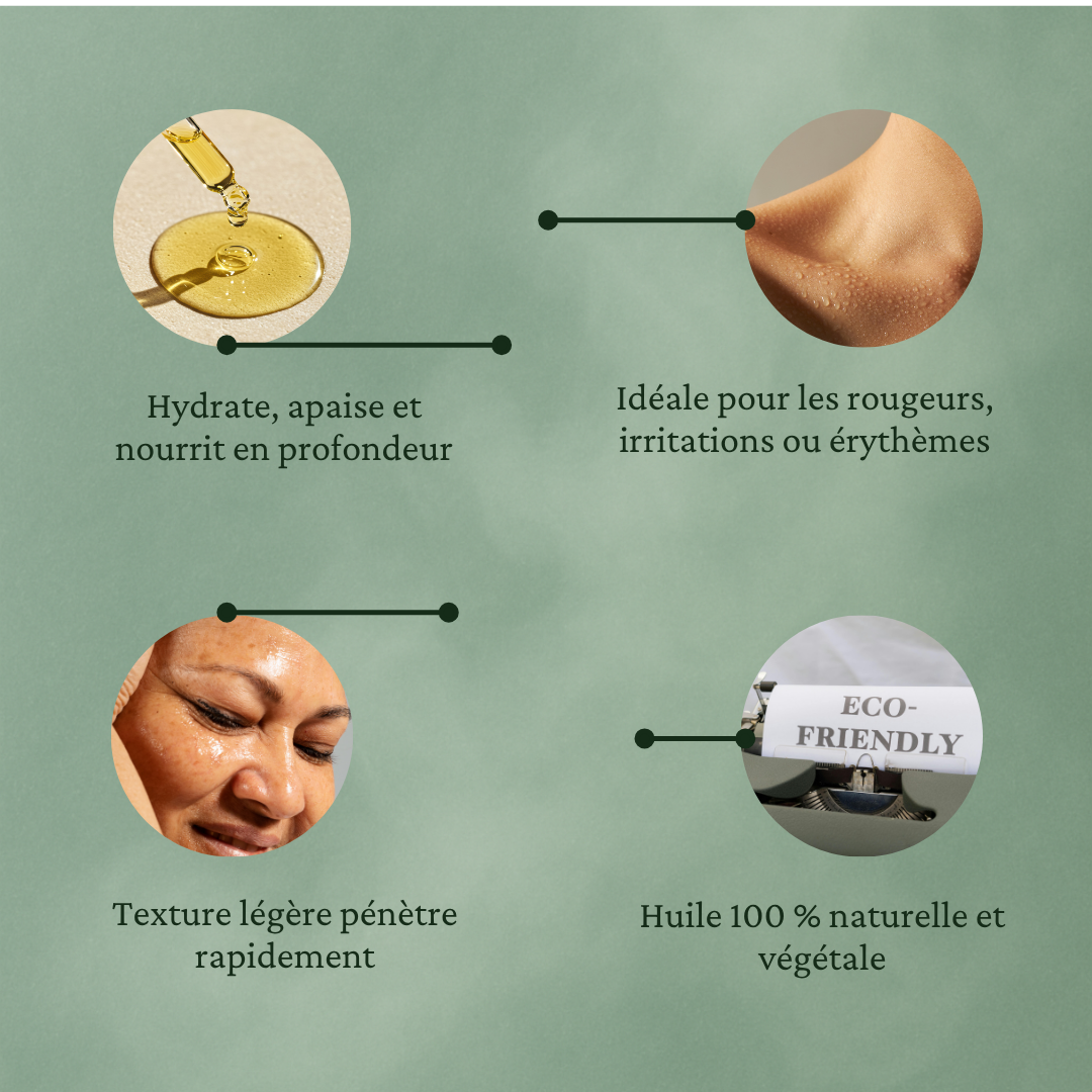 Huile végétale Bio Calendua massage apaisant, 250ml – Image 4