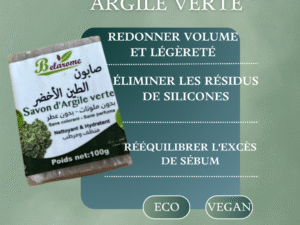 shampoing solide argile verte